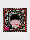 Atsuko Sweet Dreams Silk Headscarf – Black