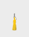 Callie Marie Hue Charm - Balloon Yellow Leather Keychain