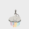 Cloud Charm - Multicolor Rain and Lightning - Front View