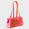 Esther Fiesta Red Satchel Mini Bag - Retro Tiger Embroidery - Main View