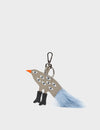Bird In Boots Charm - Tuffet Leather Keychain