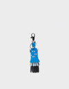 Oliver The Ox Charm - Hawaii Blue and Black Leather Keychain