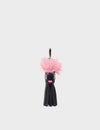 Callie Marie Mayne - Black Leather and Pink Faux Fur