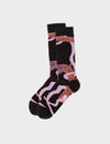 Black and Pink Socks - Tangle Rumble