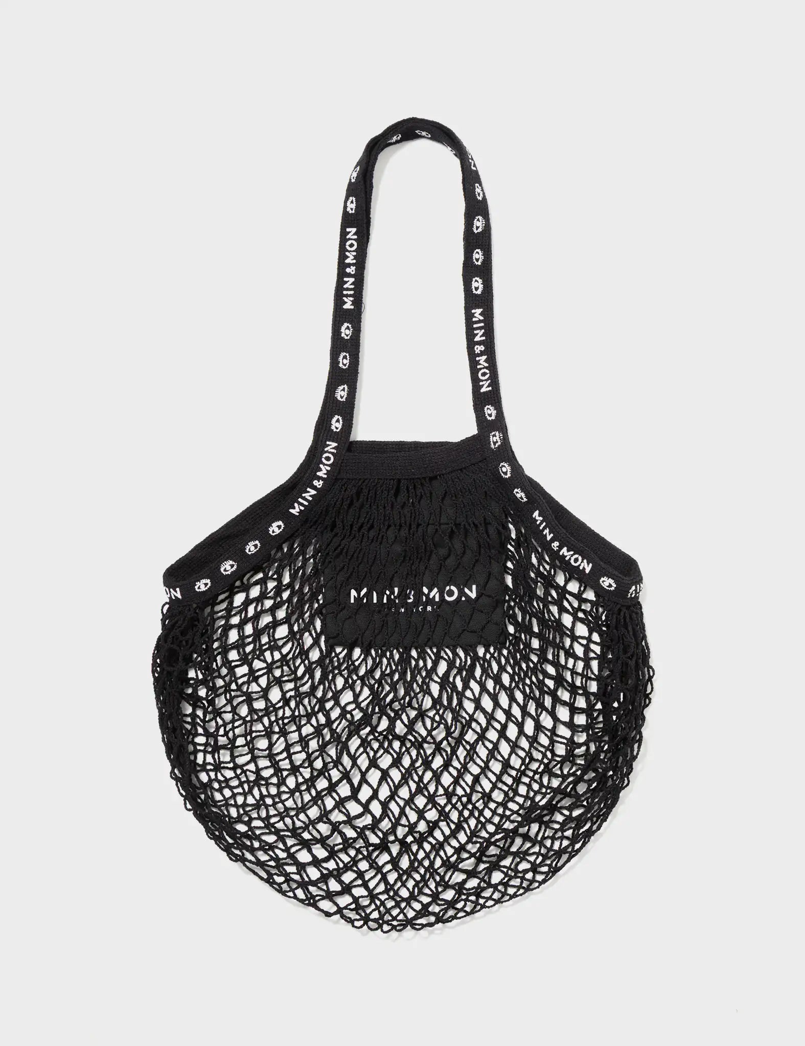 Black Mesh Bag - Min & Mon Design - Front View