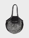 Black Mesh Bag - Min & Mon Design - Front View
