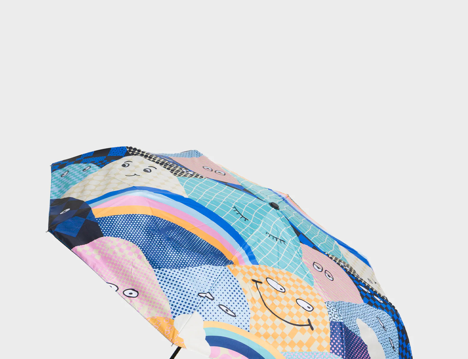 Blue Umbrella - Happy Mountains Design