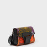 Cael Black Mini Shoulder Bag - Retro Tiger Embroidery