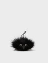 Tree Ornament - Black Fuzzy Monster - Front
