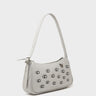 Lucas Hobo Mini Moonwalk Gray Handbag - All Over Eyes Embroidery - Main View