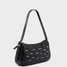 Lucas Hobo Mini Black bag - All Over Eyes Embroidery - Main View