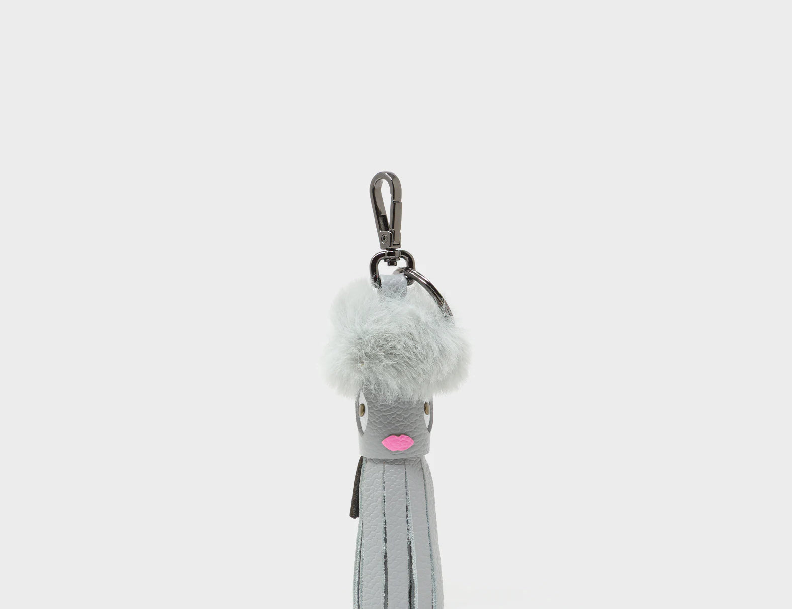 Callie Marie Mayne - Moonwalk Gray Leather and Gray Fake Fur - Main view