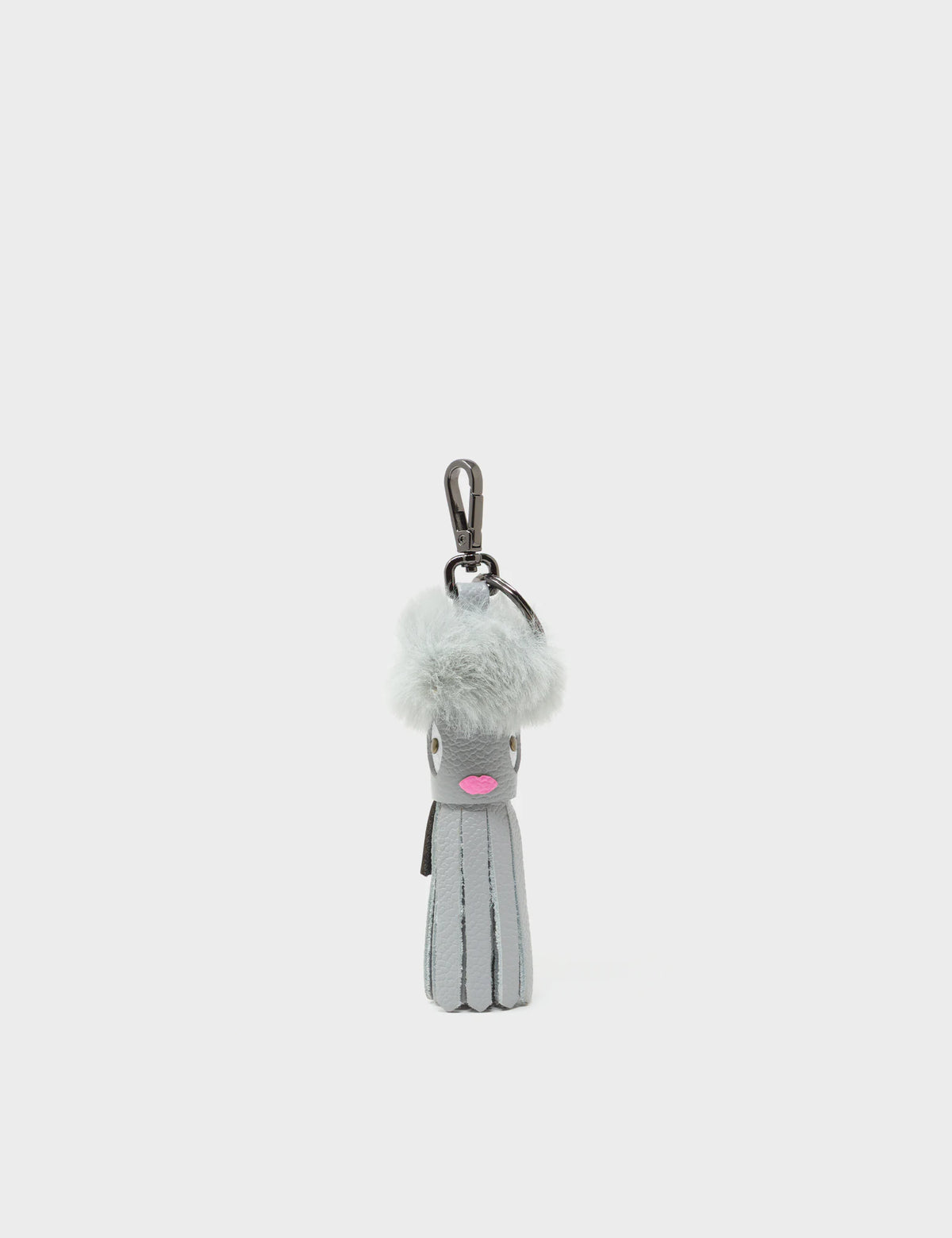 Callie Marie Mayne - Moonwalk Gray Leather and Gray Fake Fur - Main view