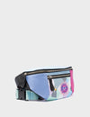 Harold Fanny Pack Blue Leather - Critters Embroidery