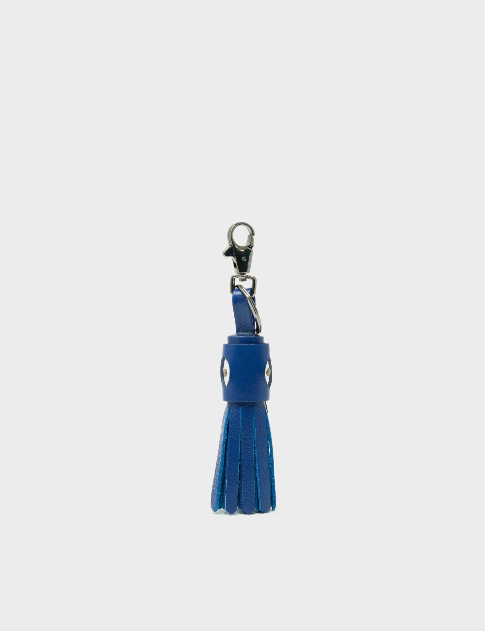 Calamari - Royal Blue Leather Keychain