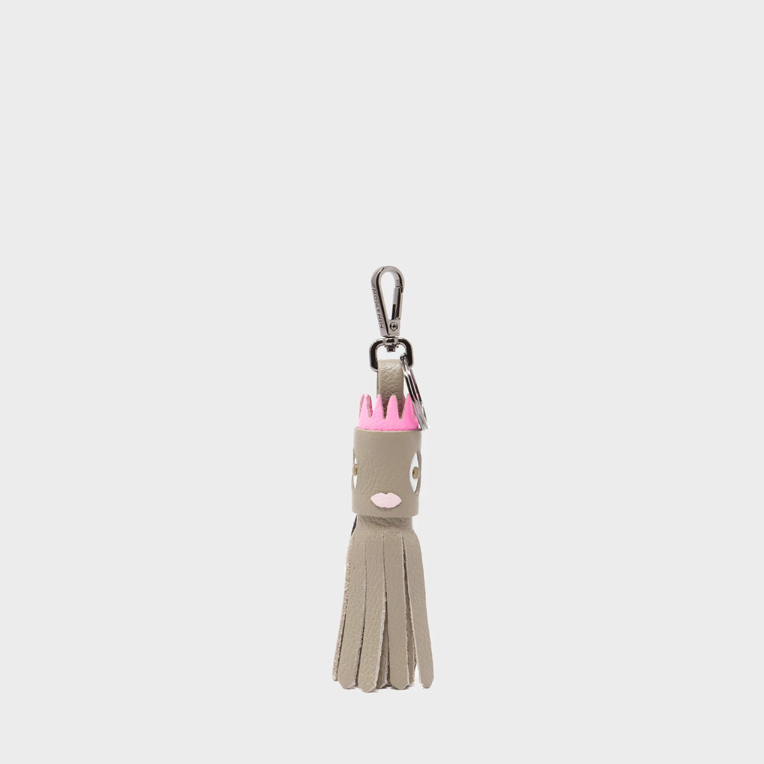Queen Callie Marie Charm - Tuffet Leather Keychain - Front