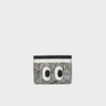 Filium Cream Leather Cardholder - Look Up Design - Front view