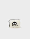 Fidencio Cream Coin Pouch - Classic Eye Applique