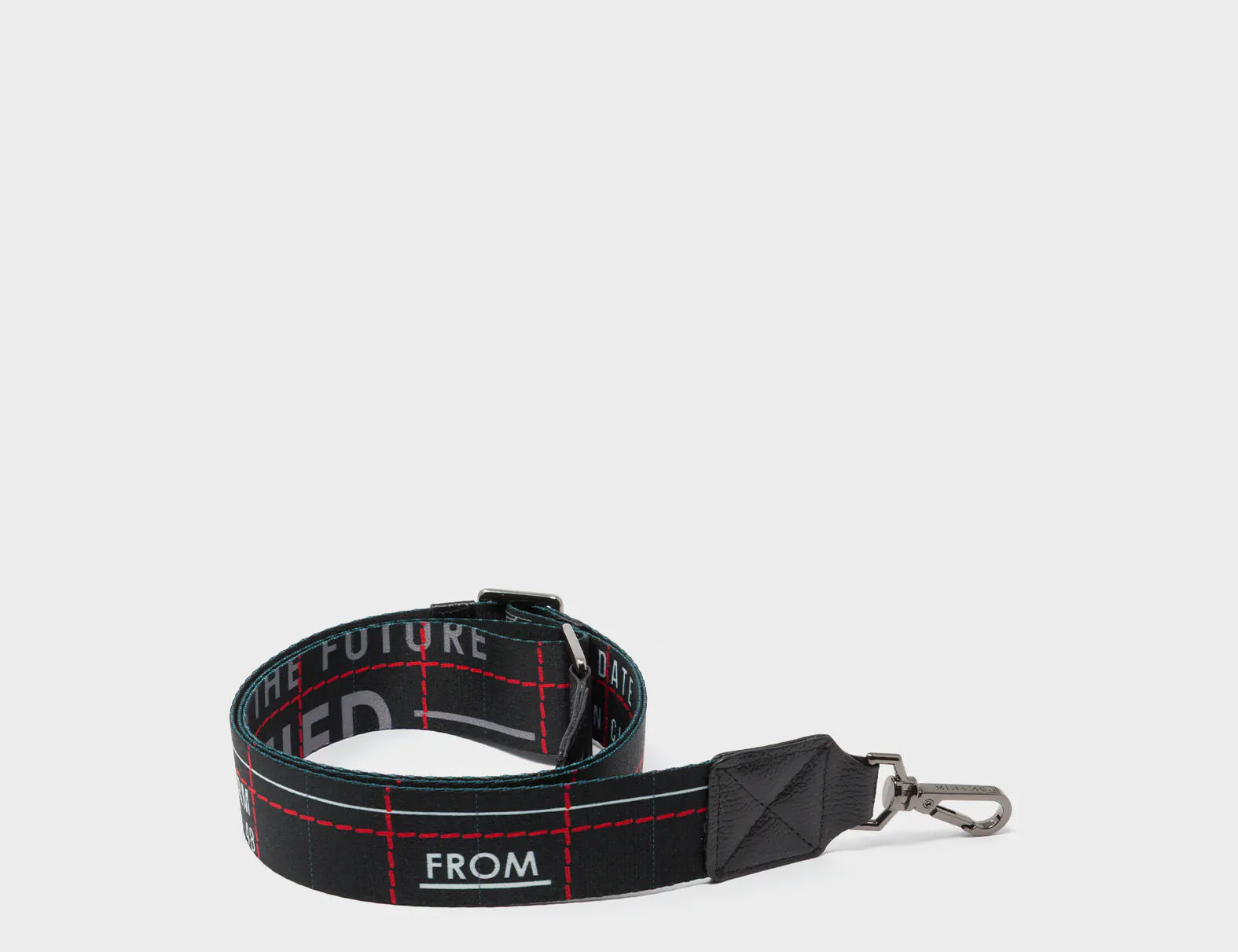 Detachable Black Nylon Strap - Lovestitch Print - Product View