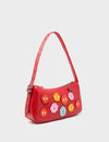 Lucas Hobo Mini Jester Red Handbag - Floralia Design