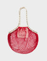 Red Mesh Bag - Creatures of the Future Design - Front