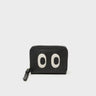 Frodo Black Leather Zip Around Wallet - Look Up - Front