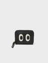 Frodo Black Leather Zip Around Wallet - Look Up - Front