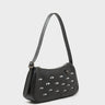 Lucas Hobo Mini Black Handbag - All Over Eyes Embroidery - Main View