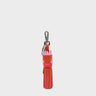 Queen Callie Marie Charm - Aurora Red Leather Keychain