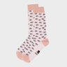 Pink and White Socks - All Over Eyes - Side view