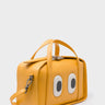 Benji Medium Crossbody Golden Glow Leather Bag - Look Up - Main View