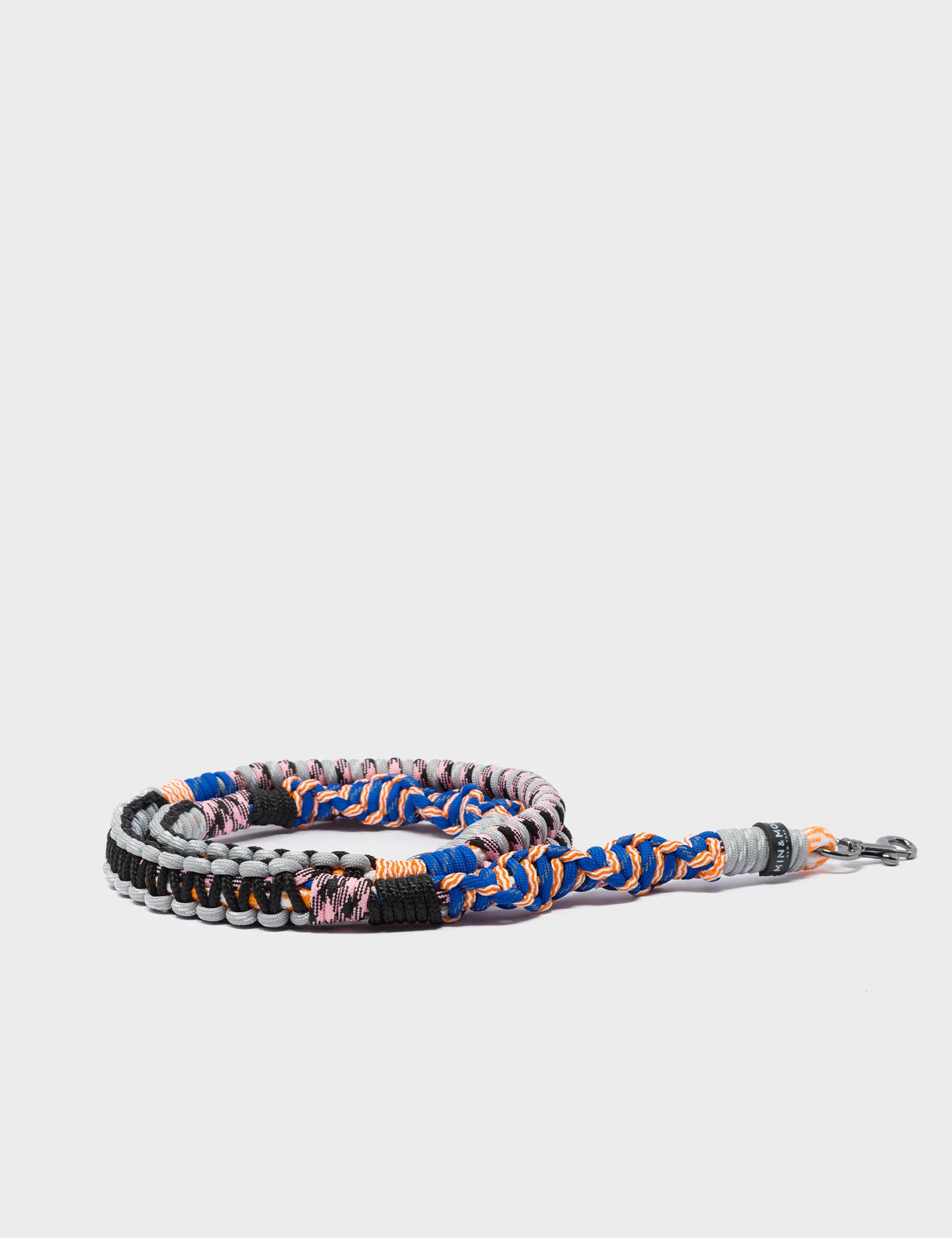 Detachable Shoulder Strap - Orange, Gray and Blue Paracord - Product View