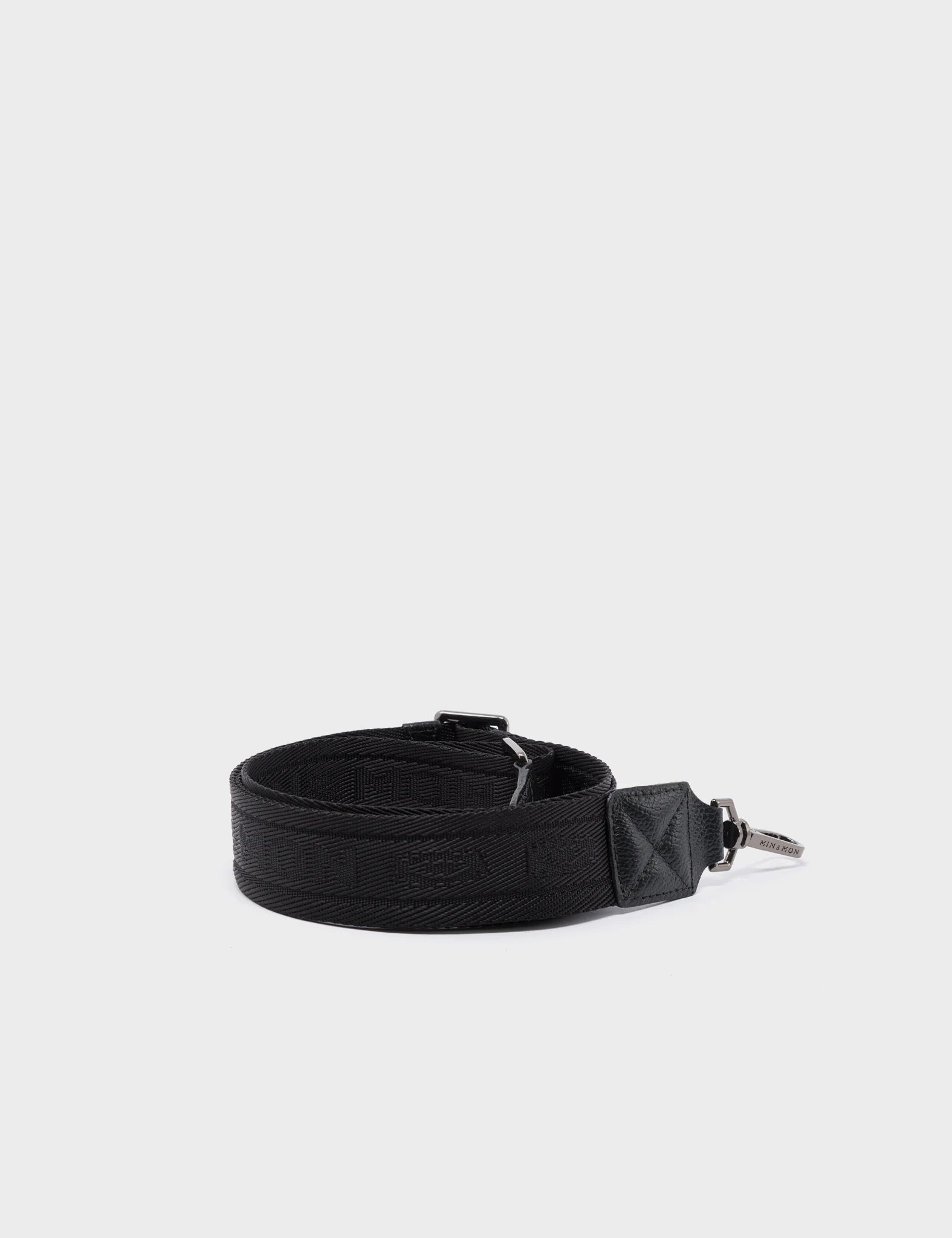 Detachable Black Nylon Strap - Min & Mon Design - Product View