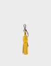 Callie Marie Hue Charm - Ceylon Yellow Leather Keychain