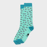 Light Blue Socks - All Over Eyes - Left Side View
