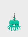 Octotwins Charm - Biscay Green Leather Keychain
