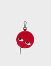 Dottie - Red Leather Pouch Charm