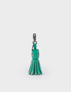 Callie Marie Hue Charm - Biscay Green Leather Keychain