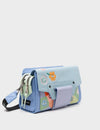 Cael Reversible Vista Blue Shoulder Bag - Camo Dreams Design