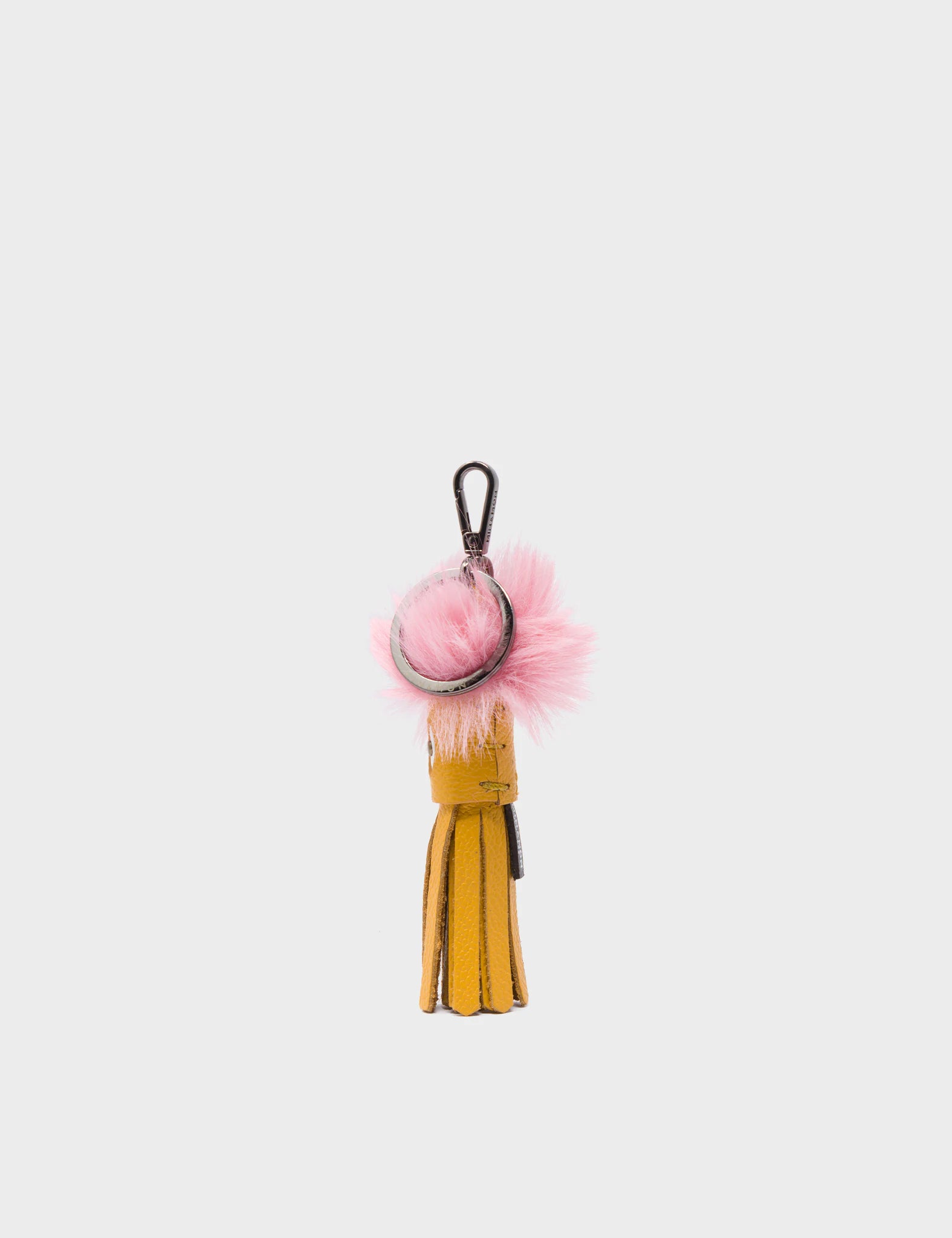 Callie Marie Mayne - Golden Glow Leather and Pink Faux Fur - Back View