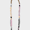 Detachable Shoulder Strap - Yellow, Pink and Black Handwoven Paracord - Open View