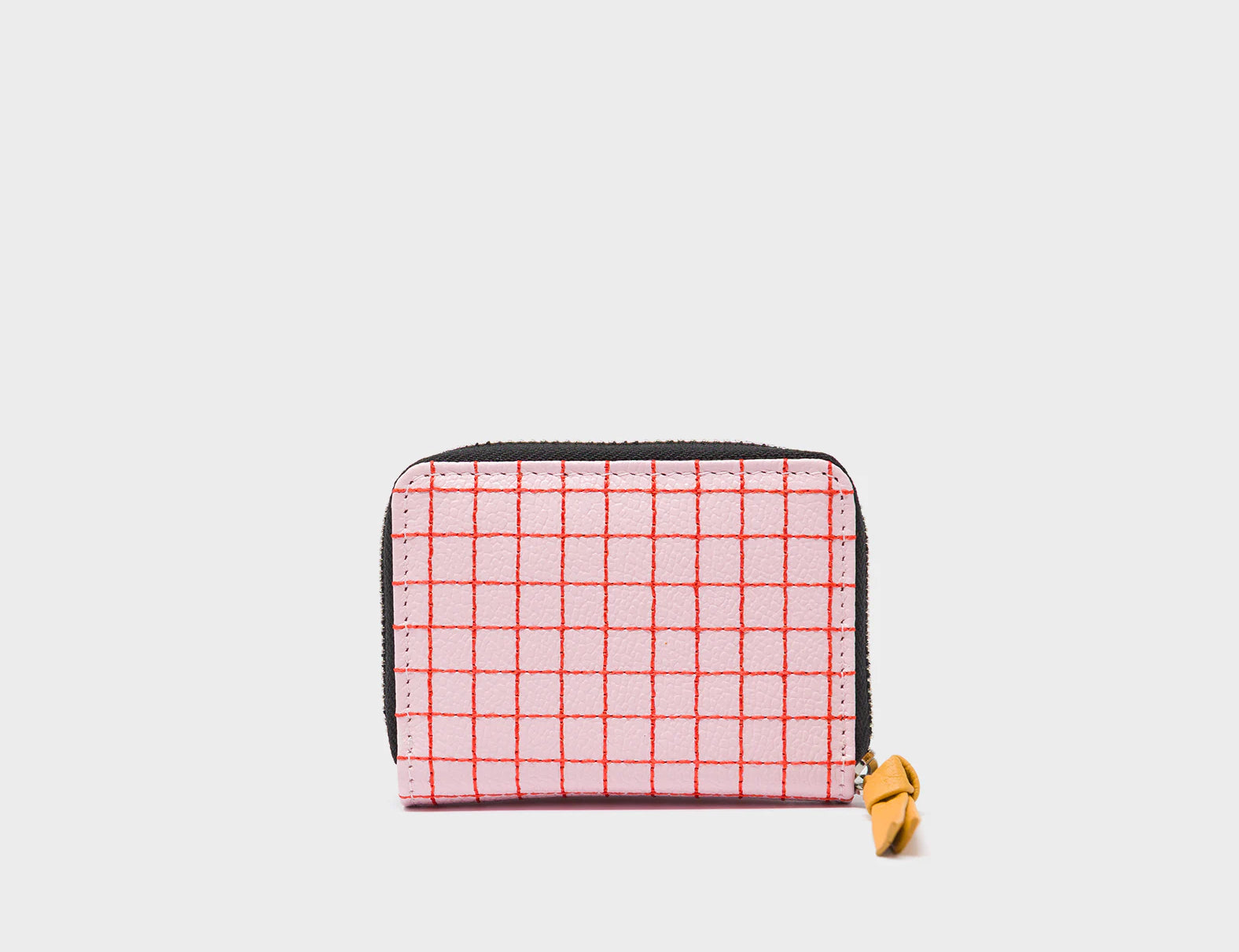 Frodo Parfait Pink Leather Zip Around Wallet - Lovestitch Design - Back