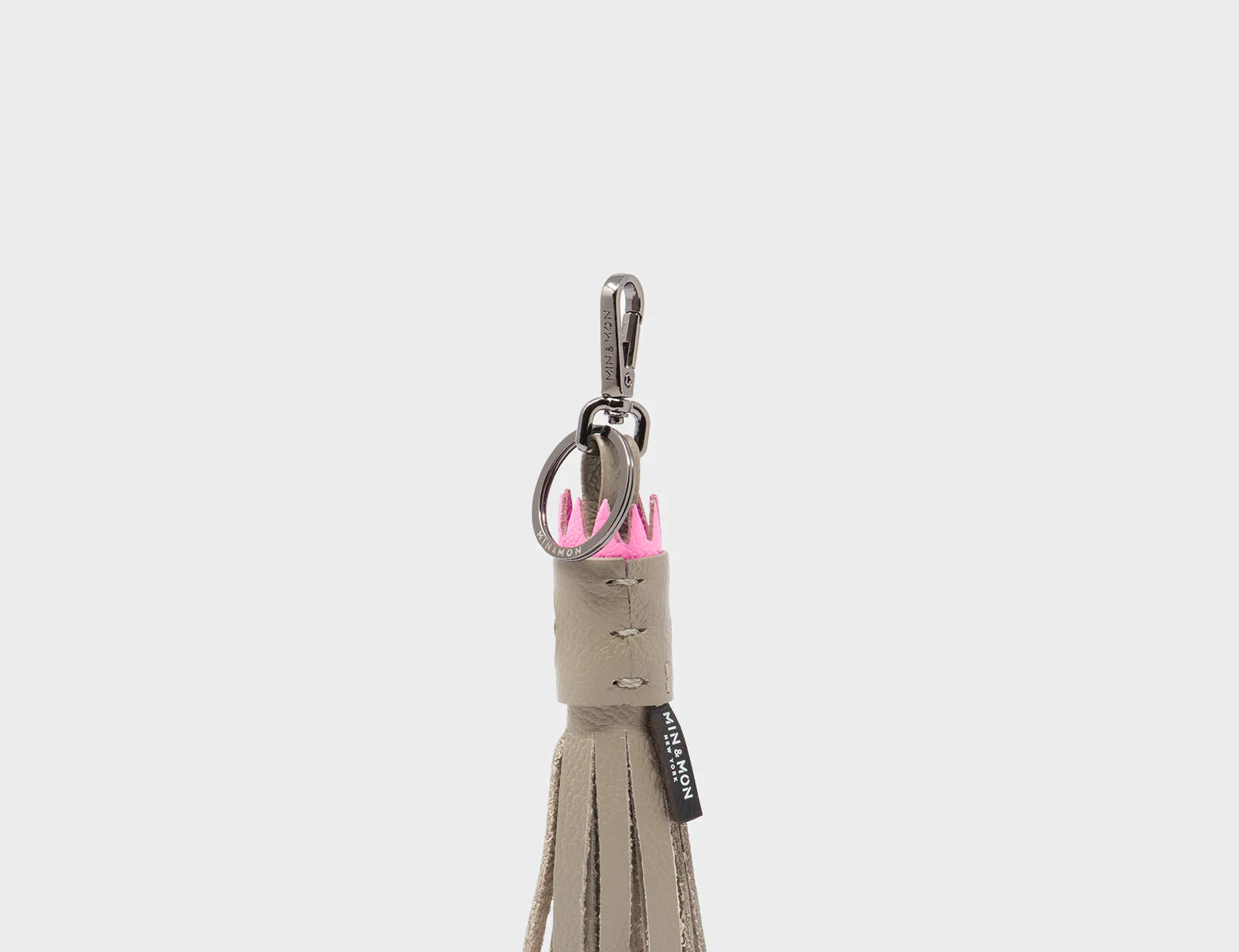 Queen Callie Marie Charm - Tuffet Leather Keychain - Back