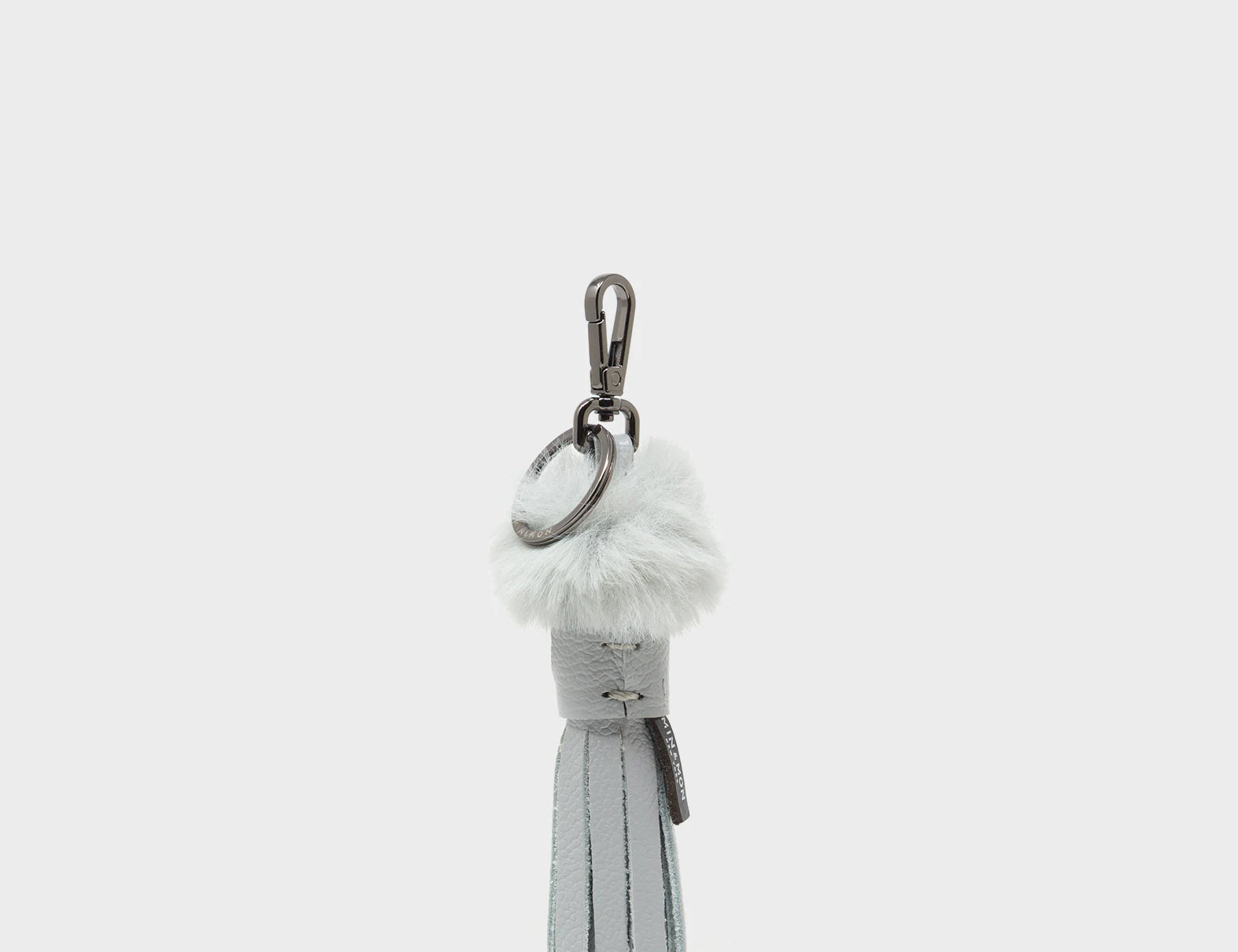 Callie Marie Mayne - Moonwalk Gray Leather and Gray Fake Fur - Back view