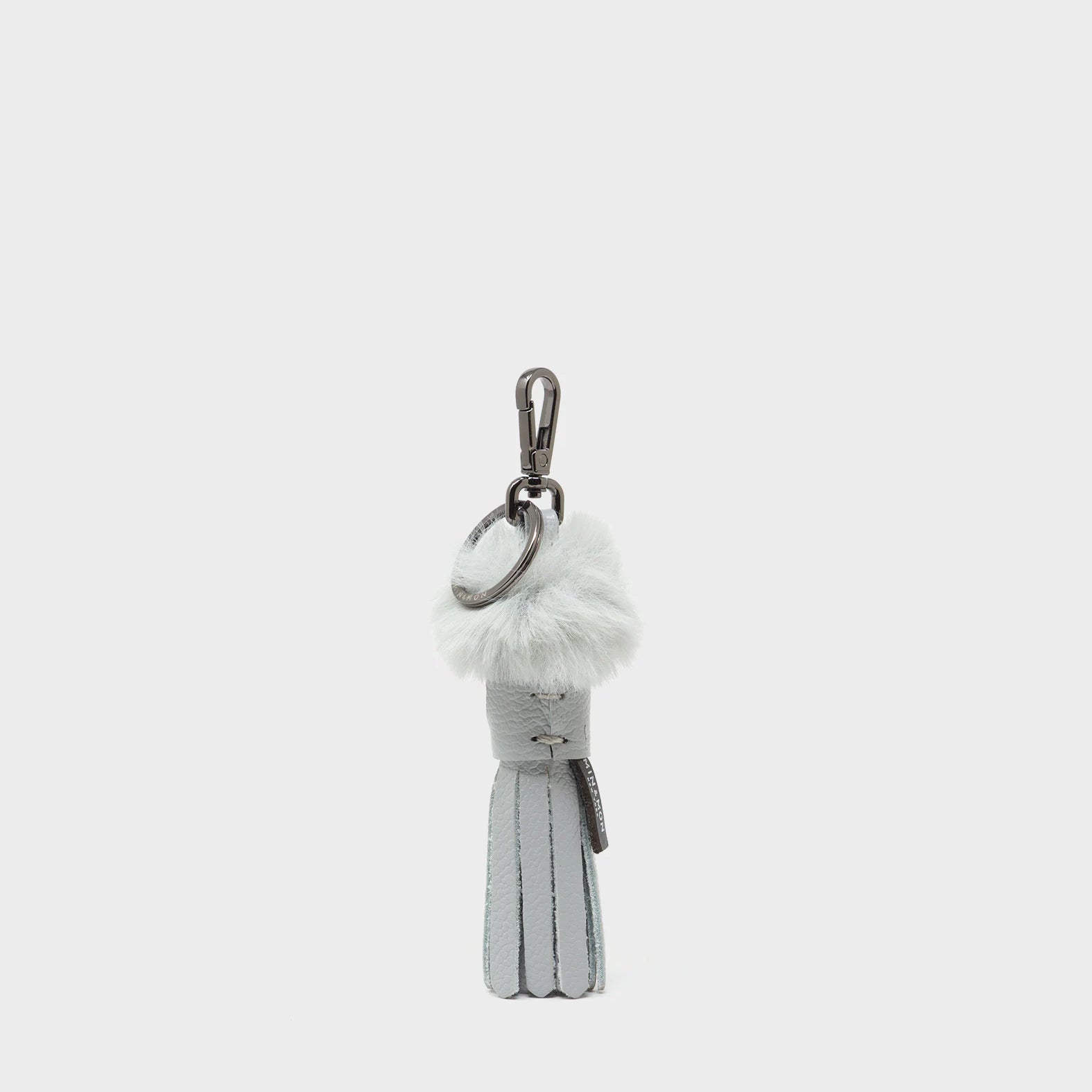 Callie Marie Mayne - Moonwalk Gray Leather and Gray Fake Fur - Back view