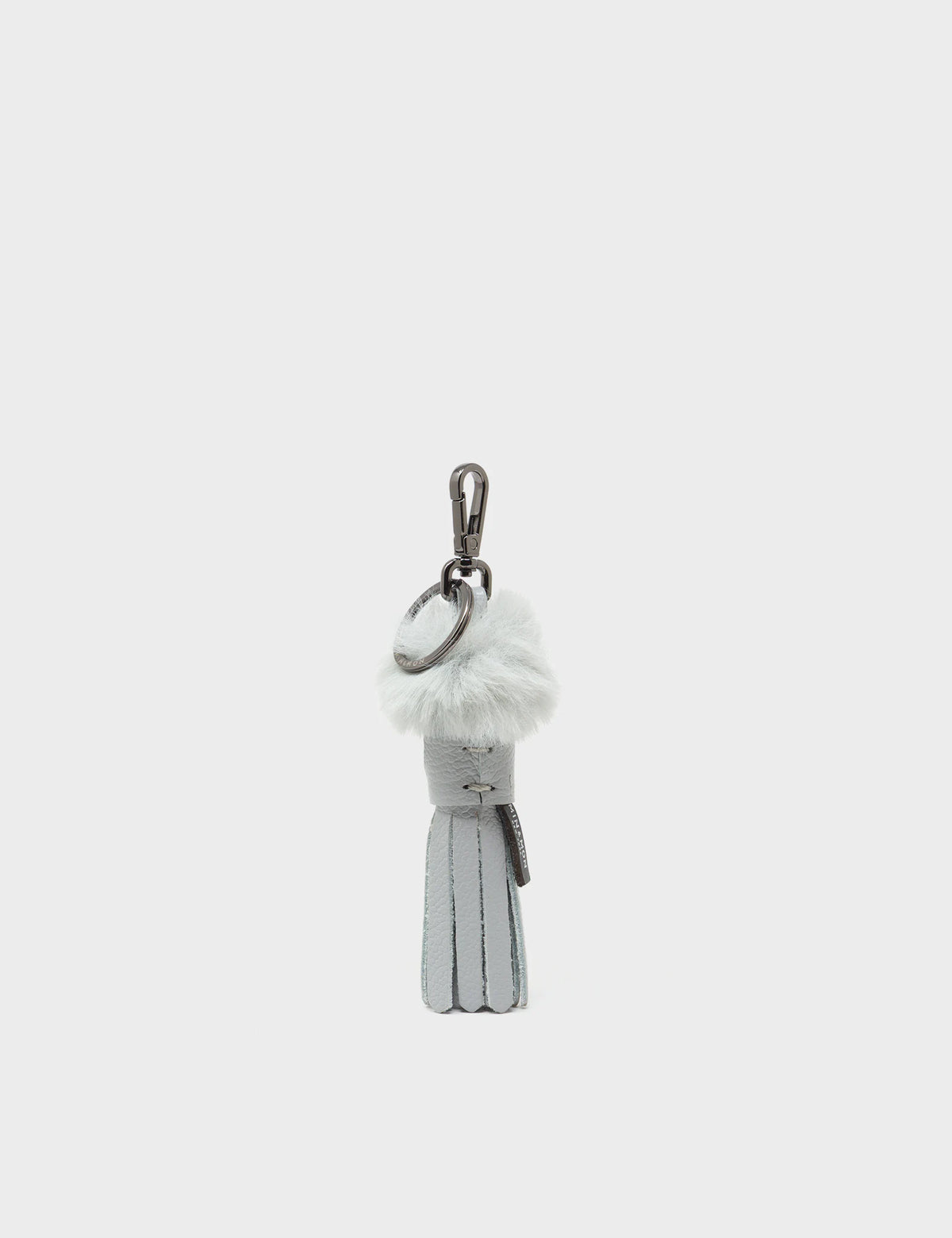 Callie Marie Mayne - Moonwalk Gray Leather and Gray Fake Fur - Back view