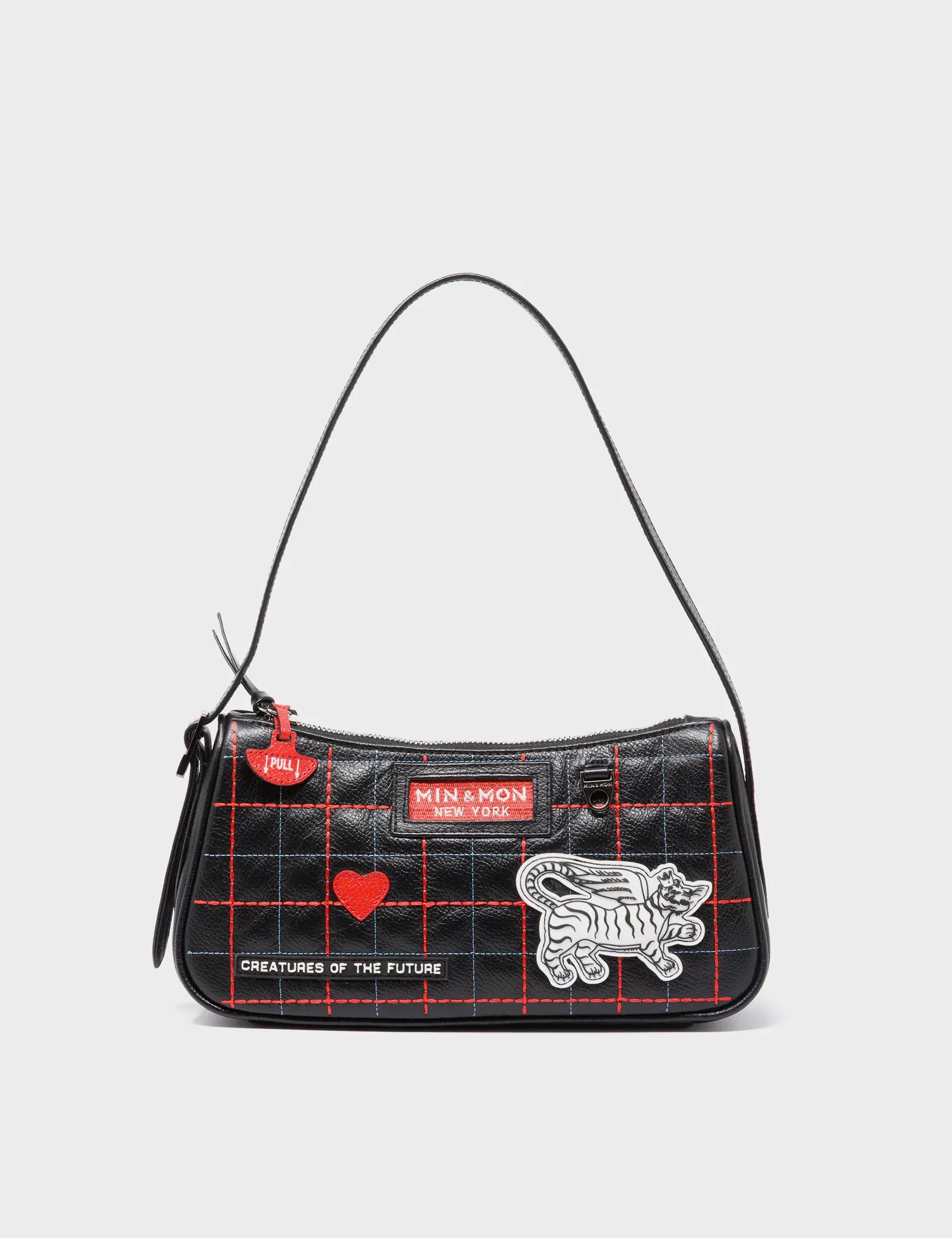 Lucas Hobo Mini Black Handbag - Lovestitch Design