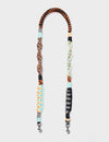Detachable Shoulder Strap - Yellow, Orange and Black Handwoven Paracord