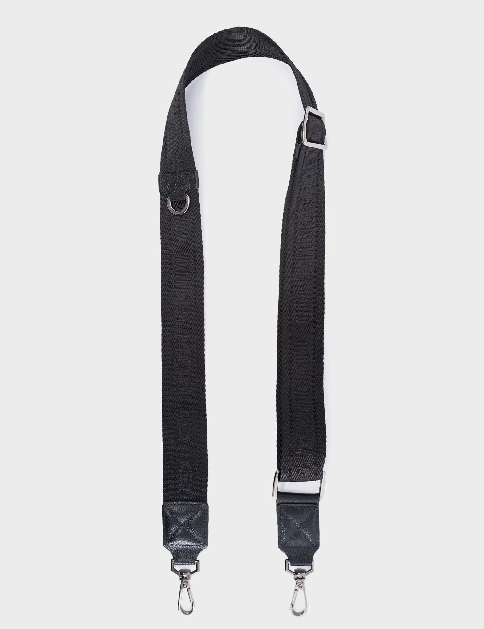 Detachable Black Nylon Strap - Min & Mon Design - Front View