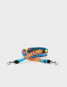 Detachable Shoulder Strap - Blue and Black Handwoven Paracord - Detail 